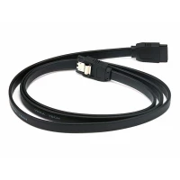 CABLE DATOS SATA3 RECTO/50CM 6GBS NEGRO